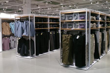 Apparel Supermarket Shelving - Apparel Supermarket Shelving has Combined construction method, easy to install and disassemble