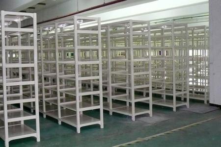 Light duty shelving is the best choice for storing files