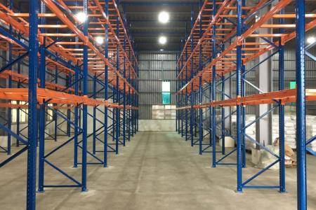 Pallet racking has accessories available to expand and enhance storage options.
