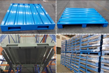 Steel pallets increase cargo loading weight